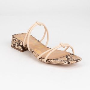 Brand new CIRCUS BY SAM EDELMAN Jay Womens Tan & Snake Print Sandals